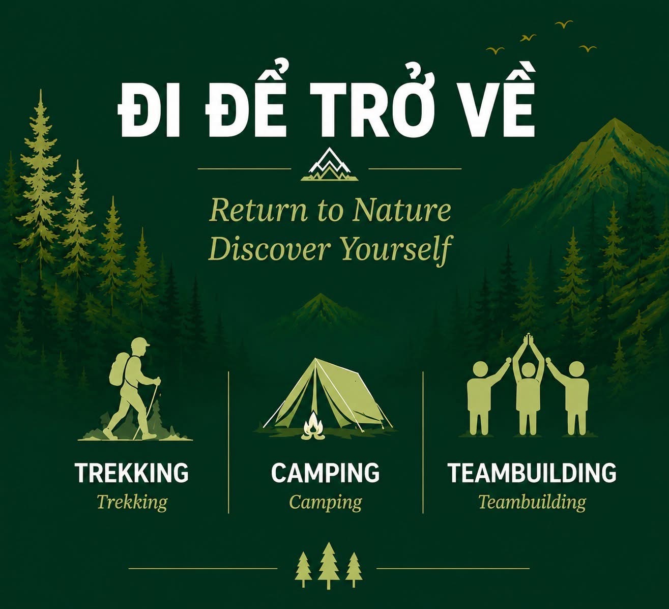 🌿 RỪNG ADVENTURE – ĐI ĐỂ TRỞ VỀ, KHÁM PHÁ CHÍNH MÌNH