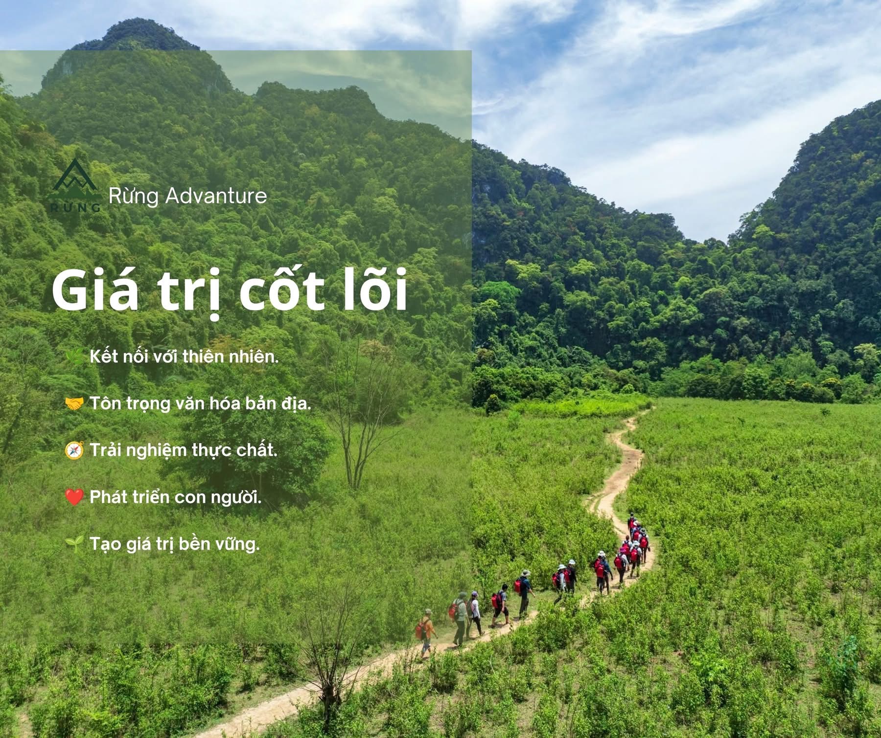 🌲 GIÁ TRỊ CỐT LÕI CỦA RỪNG ADVENTURE